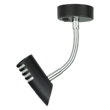 Sao wandlamp met flexibele arm - zwart - zonder verkoopverpakking