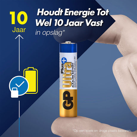 GP Ultra Plus alkaline AAA -Batterien 4pk