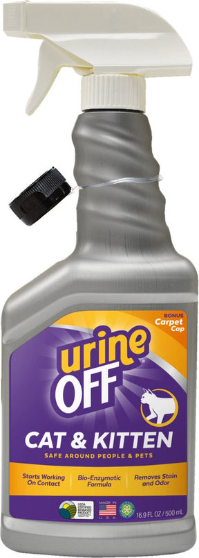 Urin aus Katzenurin – Flecken- und Geruchsentferner für Kätzchenurin – Spray – 500 ml