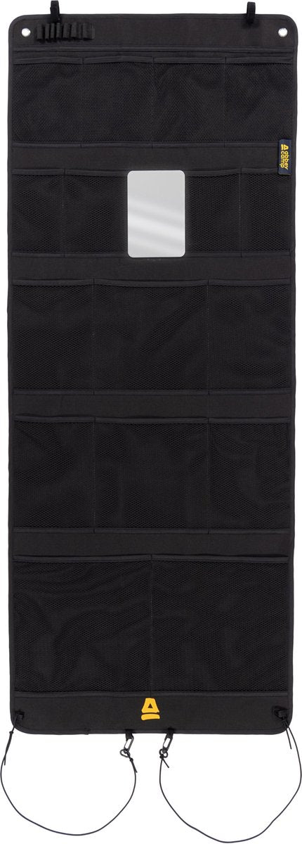 Abbey camp tent organizer - 16 vakken - met spiegel - ca. 125 x 50 cm