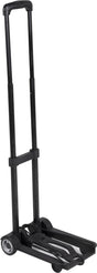 Klappbare Sackkarre von Kinzo – mit ausziehbarem Griff – 4 Räder – max. 40 kg - schwarz