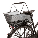 Abnehmbarer M-Wave Fahrradkorb-Gepäckträger schwarz