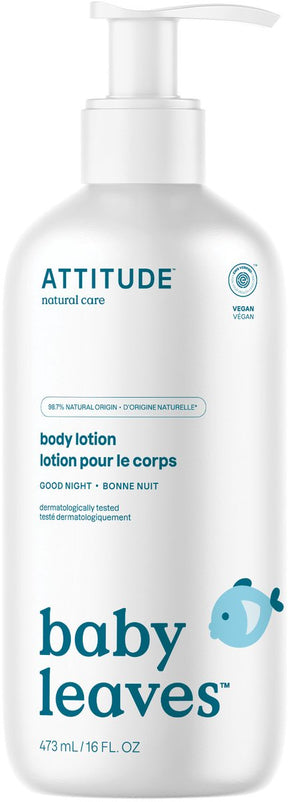 Attitude - baby leaves body lotion good night