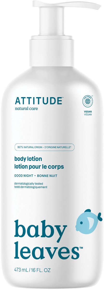 Attitude - baby leaves body lotion good night