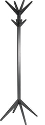Woood studio staande kapstok - berken - zwart - 178x45x45