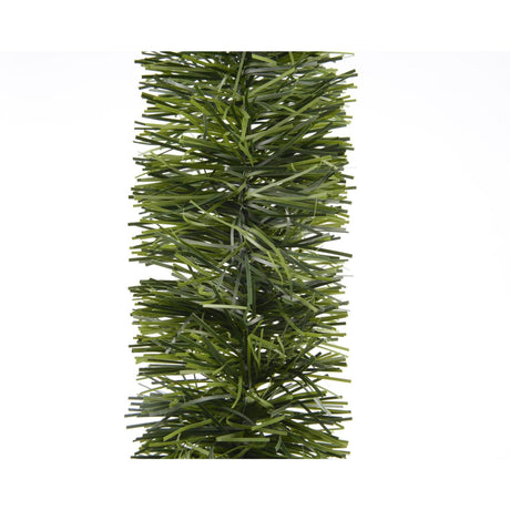 Decoris Weihnachtsbaumgirlande Lametta grün ø7x270cm