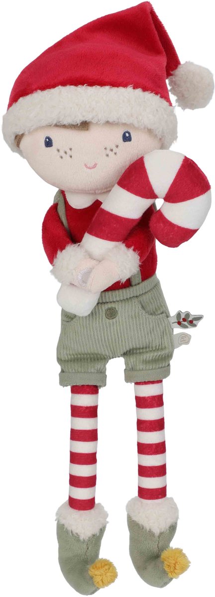 Little dutch kerstpop in doos jim 35cm grs