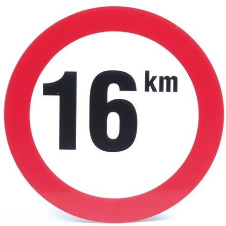 Sign 16 km p u