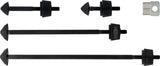 Pitlock security set 03 lh front wheel + rear wheel + lamps mount