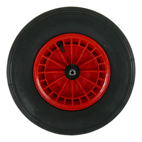 Fort Rad 480400x8Kunststofffelge rot Achse 13cm 2ply