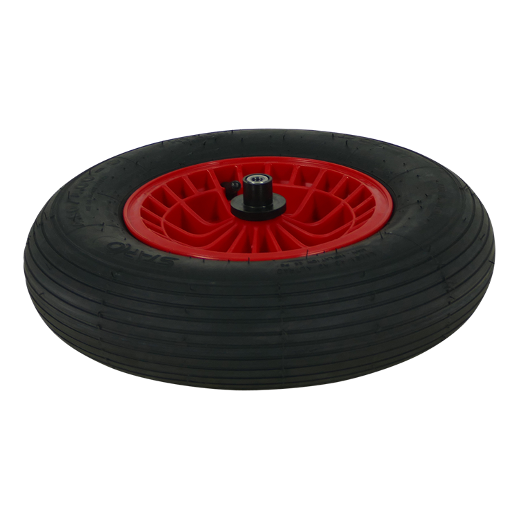 Fort Rad 480400x8Kunststofffelge rot Achse 13cm 2ply