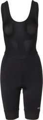 Agu essential - bibshort - fietsbroek met zeem - dames - zwart - xxl - comfort mesh bretels - elastische manchetten - reflecterende details