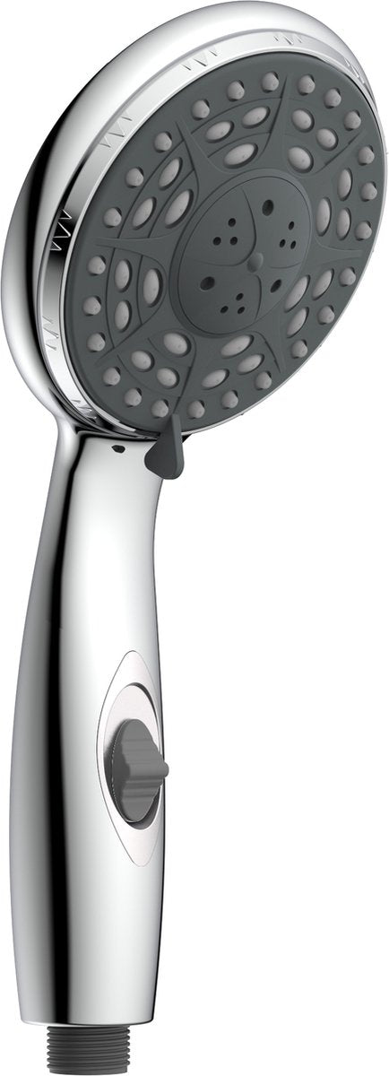 Schütte aqua2save Handbrause - Duschkopf ø 10 cm - 3 Positionen - Wasserstopp - Chrom
