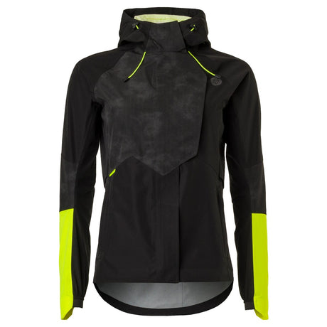 Puch tech regenjas commuter dames hi-vis reflectie hi vis zwart