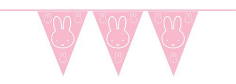 Haza Fahnenleine Miffy Pink, 10 Meter.