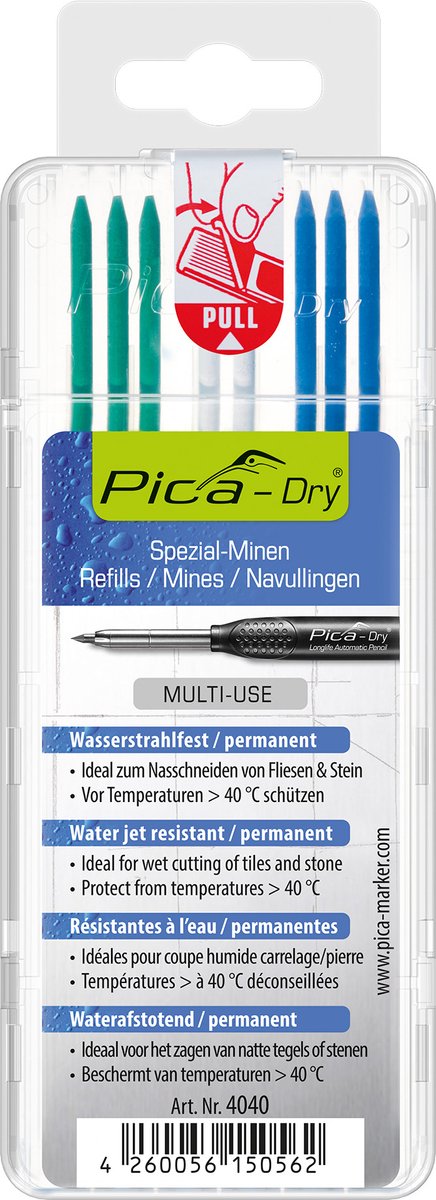 Pica 4040 dry navulling t.b.v. dry 3030 markeerpotlood