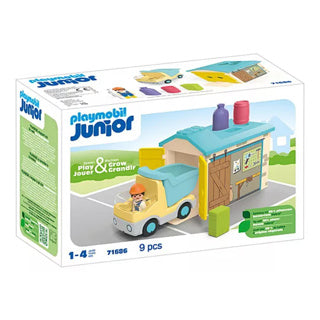 Playmobil 71686 Nachwuchsarbeiter mit Sortiergarage