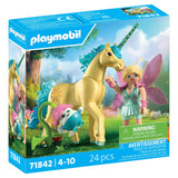 Playmobil 71842 Sammel-Einhorn Sonnenscheinblüte mit Fee | 2 Stk
