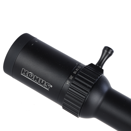 Konus Rifle Scope Glory 3-24x56 SFP, fein (MOA)