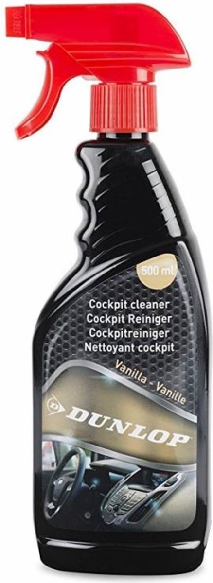 Dunlop cockpitreiniger - vanillegeur - antistatisch - stofafstotend - 500 ml