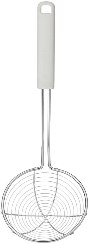 Kitchenaid zeef met handvat, 36,5 cm, rvs kunststof, wit -