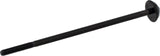 Pitlock spare axle for front wheel protection