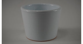 Konische pot glanswit 7 cm serie 440