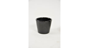 Konische pot glanszwart 7 cm serie 440