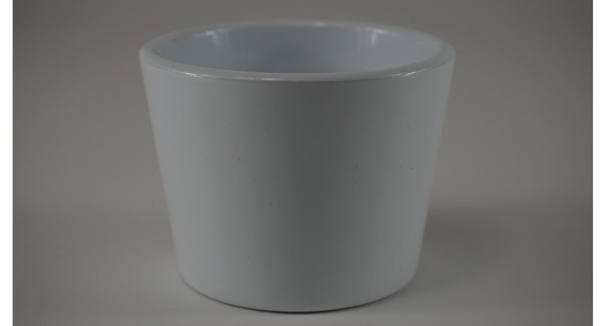 Konische pot glanswit 8 cm serie 440
