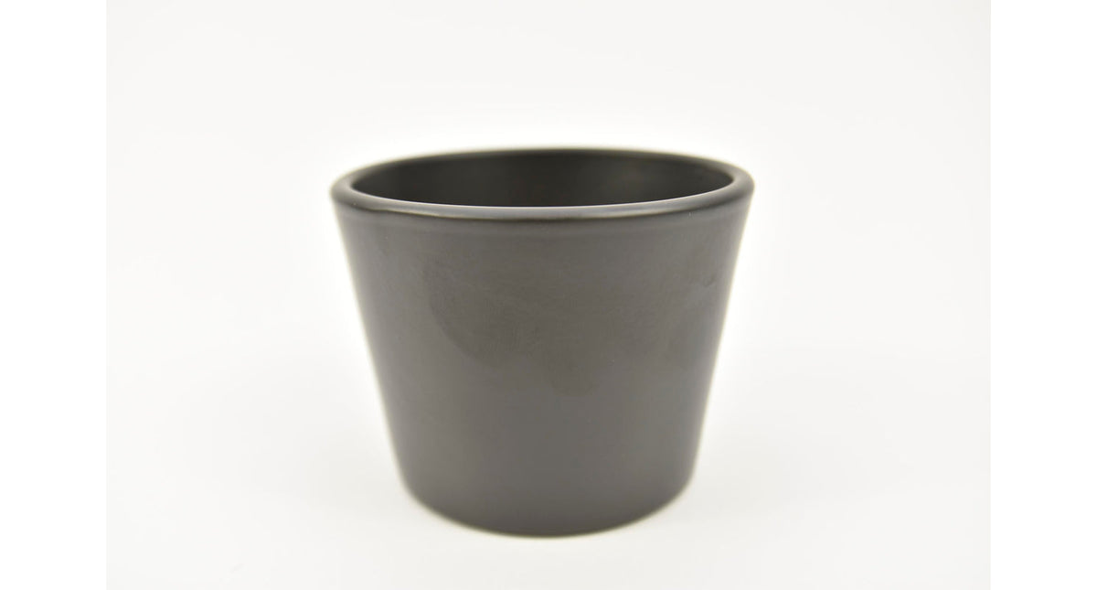 Konische pot antraciet mat 8 cm serie 440