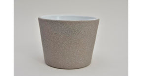 Konische pot sand greige 8 cm serrie 440