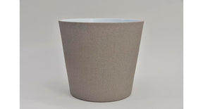 Konische pot sand greige 17 cm serrie 440