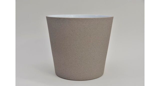 Konische pot sand greige 17 cm serrie 440