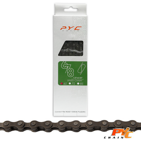 PYC -Fahrradkette 6V 116S 1 2x3 32 Shimano