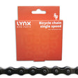 Lynx Fahrradkette - Standard -Halskette, 112 Glieder, 1 2 x 1 8, grau