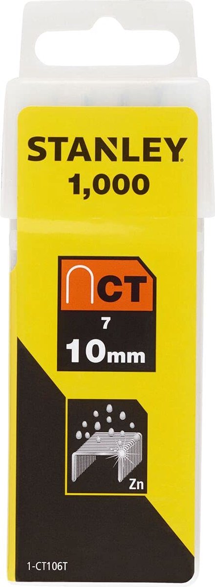 Stanley Heftklammern 10 mm Typ 7 – 1000 Stück