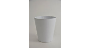 Konische (orchidee) vaas wit glans 15cm serie 441