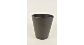 Konische vaas antraciet mat 15cm serie 441