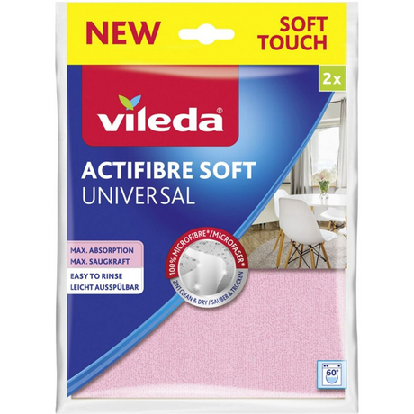 Vileda Tuch Actifibre Soft 2 Stück | 5 Stück