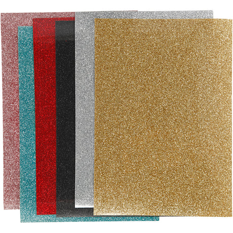 Creativ Company Ricking Foil verschiedene Farben, 6 Blätter