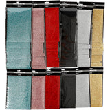 Creativ Company Bügelfolie, Blatt 148x210 mm, Glitzer, verschiedene Farben, 6x10 Blatt 1 Karton