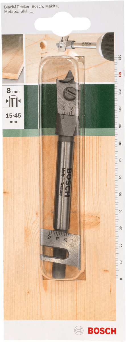 Bosch - Drehzahlregelbohrmaschine 15,0 x 90 x 120 mm