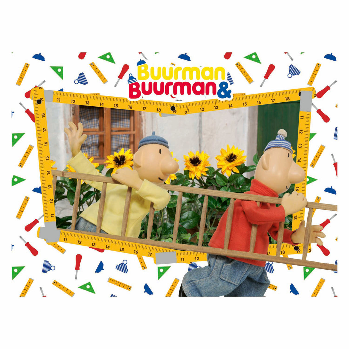 Nachbar und Nachbar-Puzzle 3in1