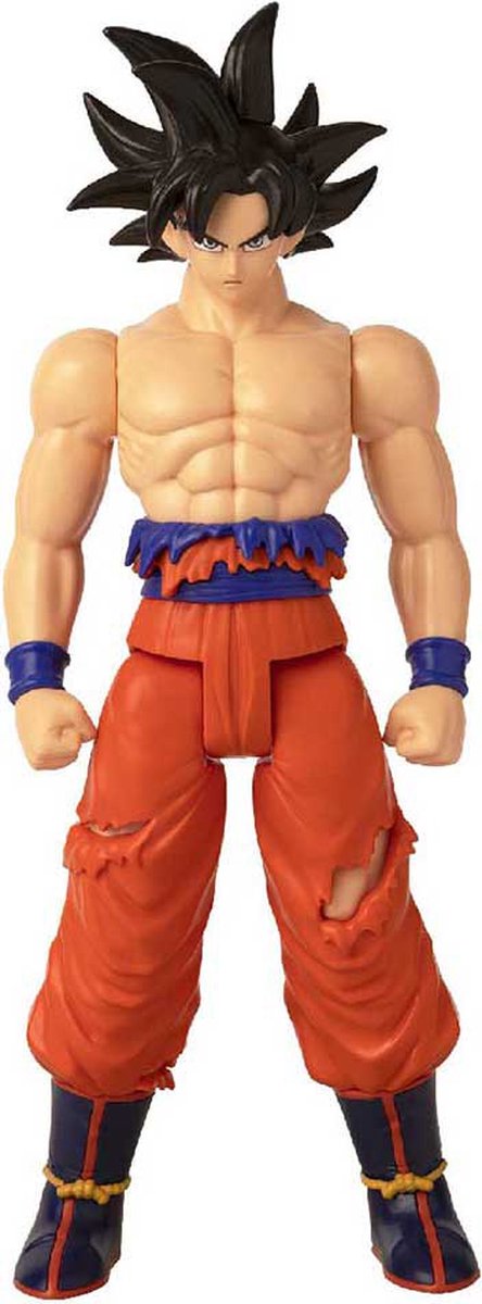 Bandai – Dragon Ball Super – Limit Breaker Riesenfigur – Ultra Instinct Goku-Zeichen – offiziell lizenzierter Dragon Ball – große 30 cm große bewegliche Goku-Figur – Spielzeug für Kinder ab 4 Jahren – 36749