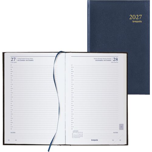 Brepols Agenda Saturn 1 Tag 2026 Limablau