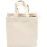 Creativ Company Kühltasche, Größe 25x24x12 cm, 220 g, hell natur, 1 Stück