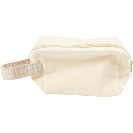 Creativ Company Kosmetiktasche, H: 10 cm, T: 5 cm, B: 14 cm, hell natur, 1 Stück
