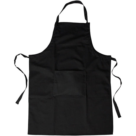 Creativ Company Cotton Apron Black mit Box, 89 x 66 cm