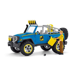 Schleich 41464 Geländewagen mit Dino-Außenposten