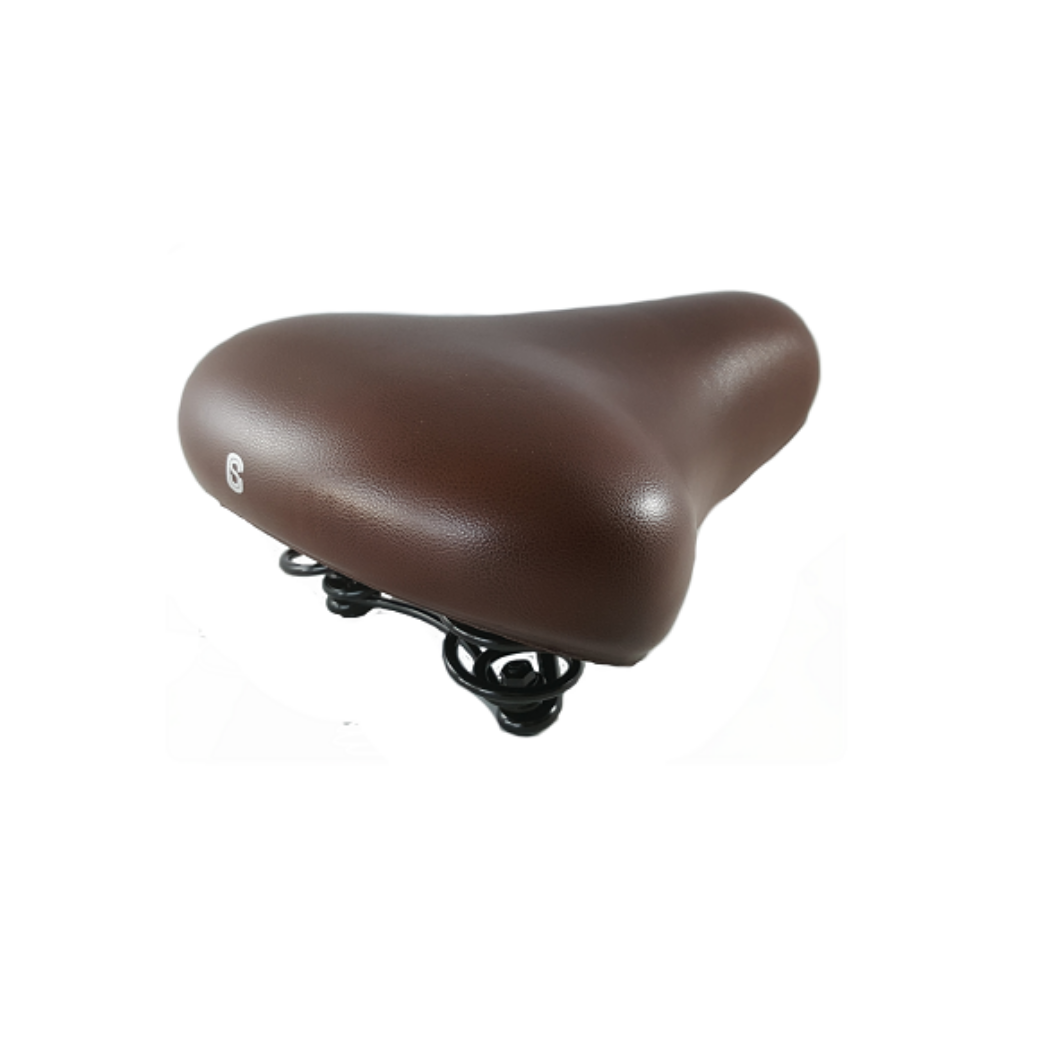 Selle Komfortsattel City Foam Budget dunkelbraun, inklusive Gurt